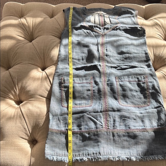 Trina Turk Blue Denim Midi Dress - Picture 7 of 7